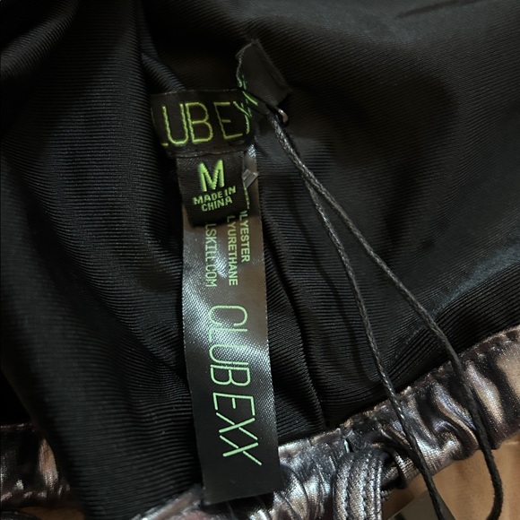 Dollskill Clubexx SUNSHINE SEQUIN BRA TOP Silver Sequin Bikini / Hood med. NWT - Picture 5 of 6